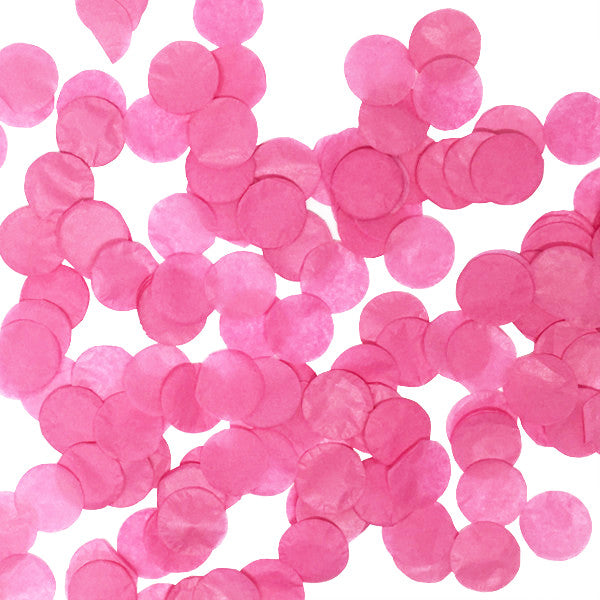 1" Pink Paper Confetti Dots 22g