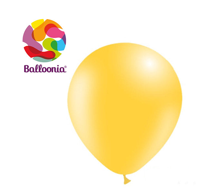 Balloonia 12" Latex Yellow 50ct